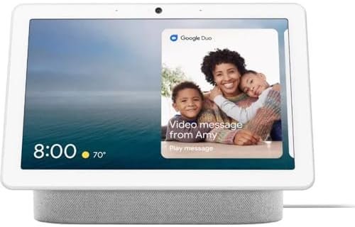 Google Nest Hub Max smart display with Google Assistant and smart home control.
