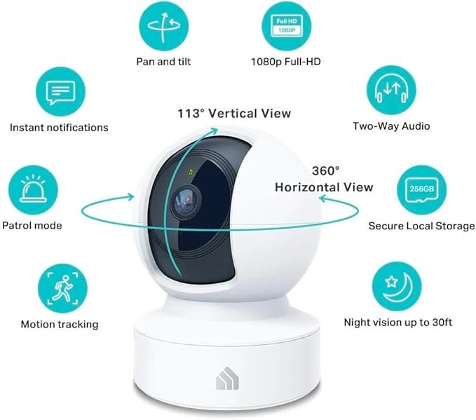 Kasa Spot Indoor Camera – Best Smart Security Camera for Remote Viewing
