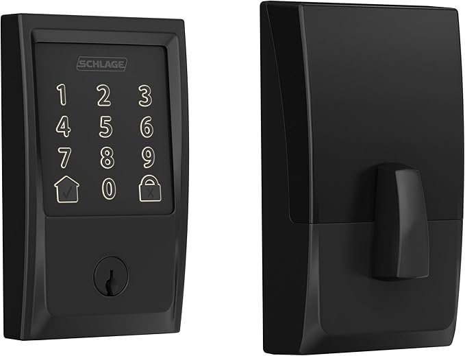 Schlage Encode Wi-Fi Deadbolt with advanced security and encrypted access.
