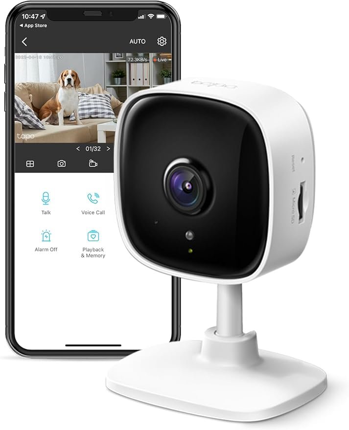 TP-Link Tapo C100 – Budget-Friendly Security Camera with Local Storage
