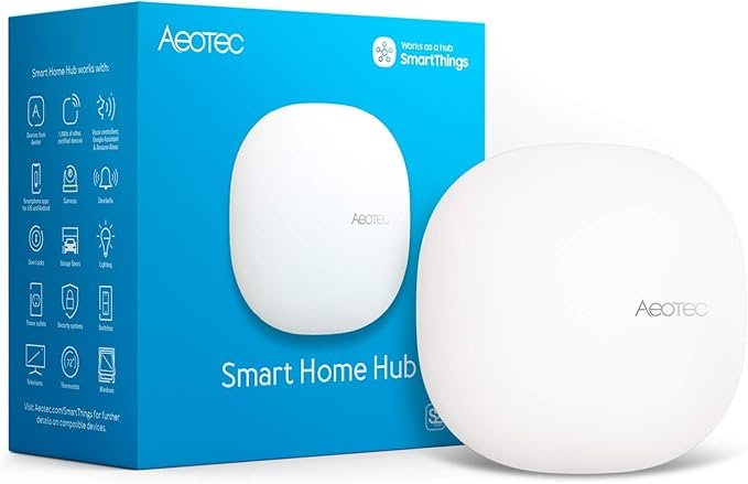 Aeotec SmartThings Hub for budget-friendly smart home automation.
