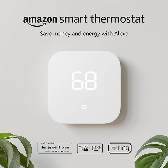 Amazon Smart Thermostat with Alexa voice control and energy automation.