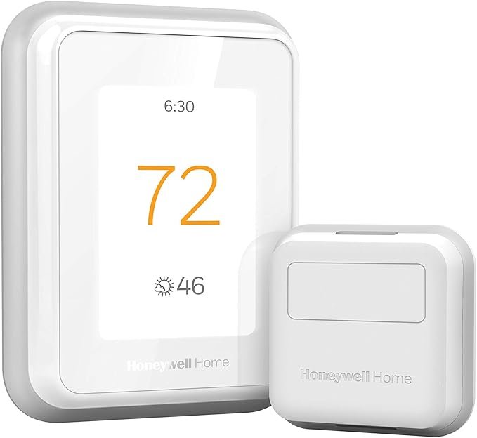 Honeywell T9 Smart Thermostat with geofencing and smart zoning features.